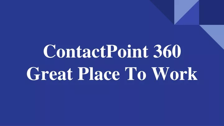 contactpoint 360 great place to work