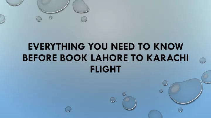 everything you need to know before book lahore