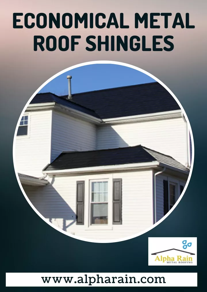 economical metal roof shingles
