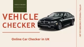 Best Car checker website in Nottingham UK-Vehicle Checker