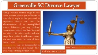 Family Lawyer Greenville SC