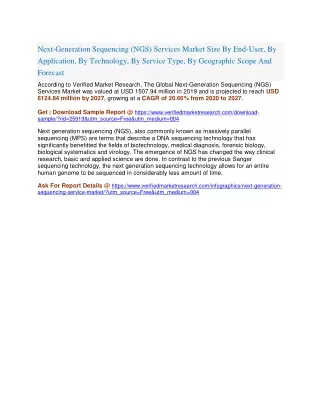 next generation sequencing ngs services market