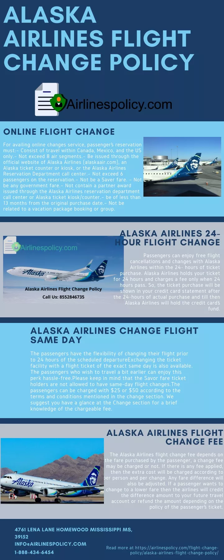 alaska airlines flight change policy