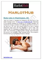 Body rubs in Boston, Massachusetts - slide 1