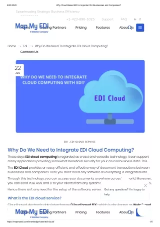 What is Cloud-Based EDI?