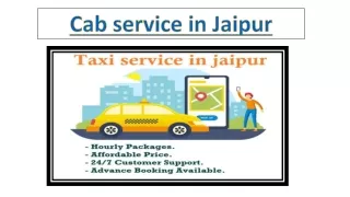 Taxi service in jaipur