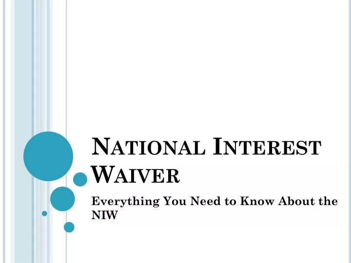 national interest waiver