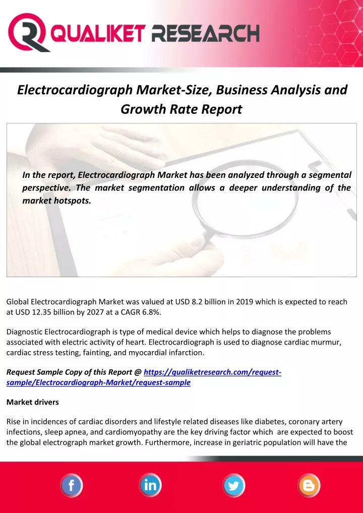 electrocardiograph market size business analysis