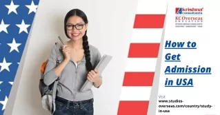 how to get admission in usa