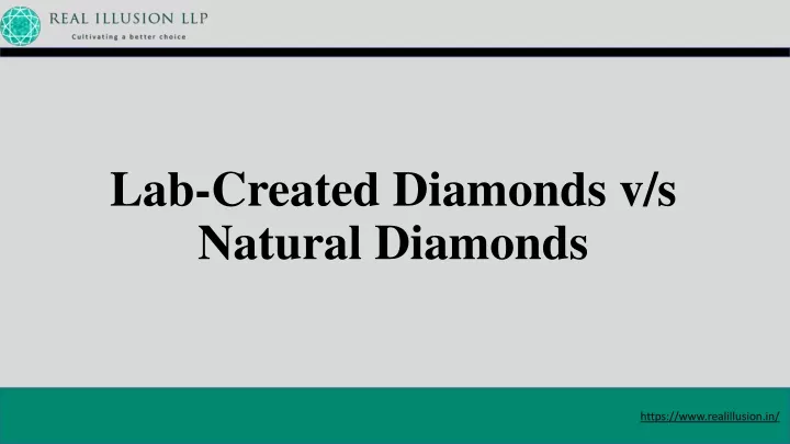 lab created diamonds v s natural diamonds
