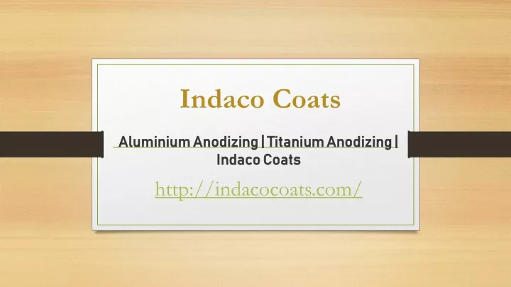 indaco coats