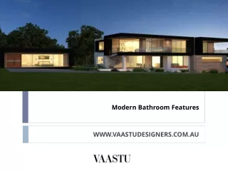 modern bathroom features