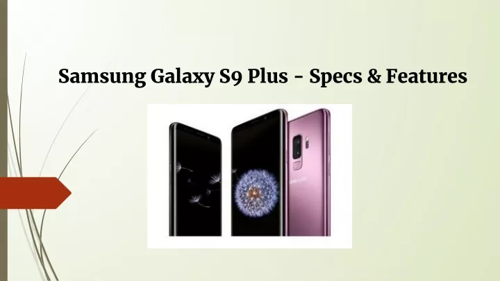 samsung galaxy s9 plus specs features