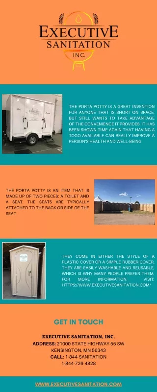 Porta Potty Alexandria MN