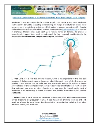 4 essential considerations in the preparation