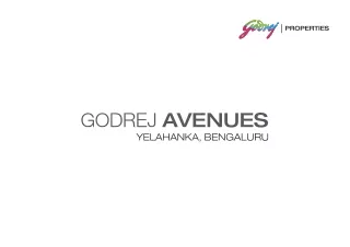 Godrej Avenues Yelahanka Bangalore PDF |Download  E-Brochure