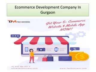 Ecommerce Development Company In Gurgaon