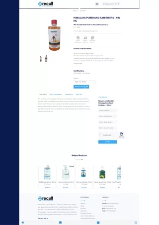 Buy a Lifebuoy Alcohol Based Hand Sanitizer - 500 Ml_precult
