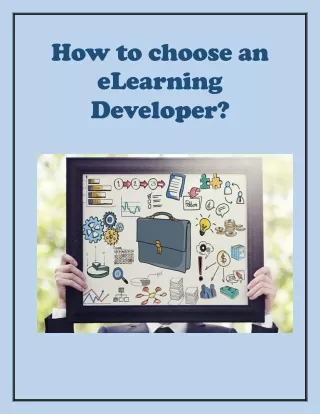 how to choose an elearning developer