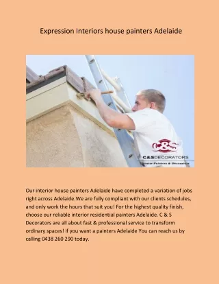 Expression Interiors house painters Adelaide