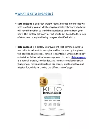 Keto Engaged Reviews