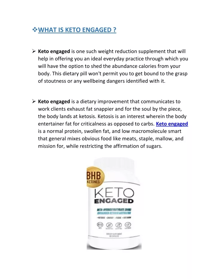 what is keto engaged