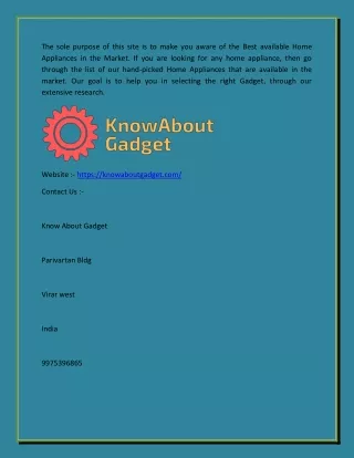 Knowaboutgadget |( Visit Knowaboutgadget.com )