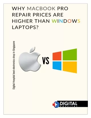 Why Macbook prices are higher than windows laptops?