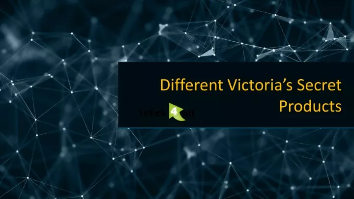 different victoria s secret products