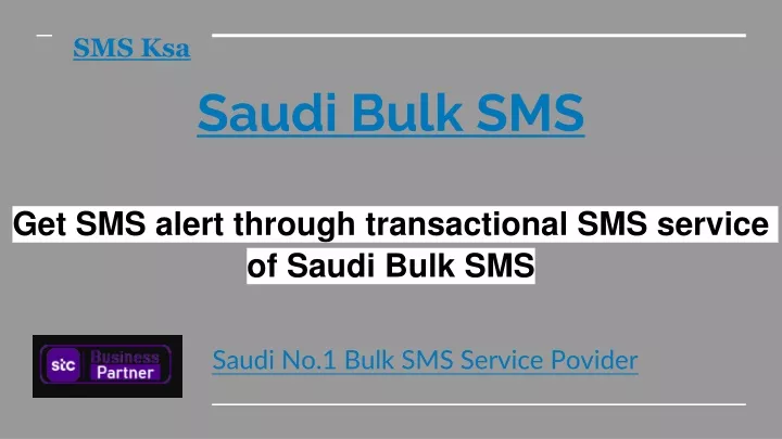 saudi bulk sms