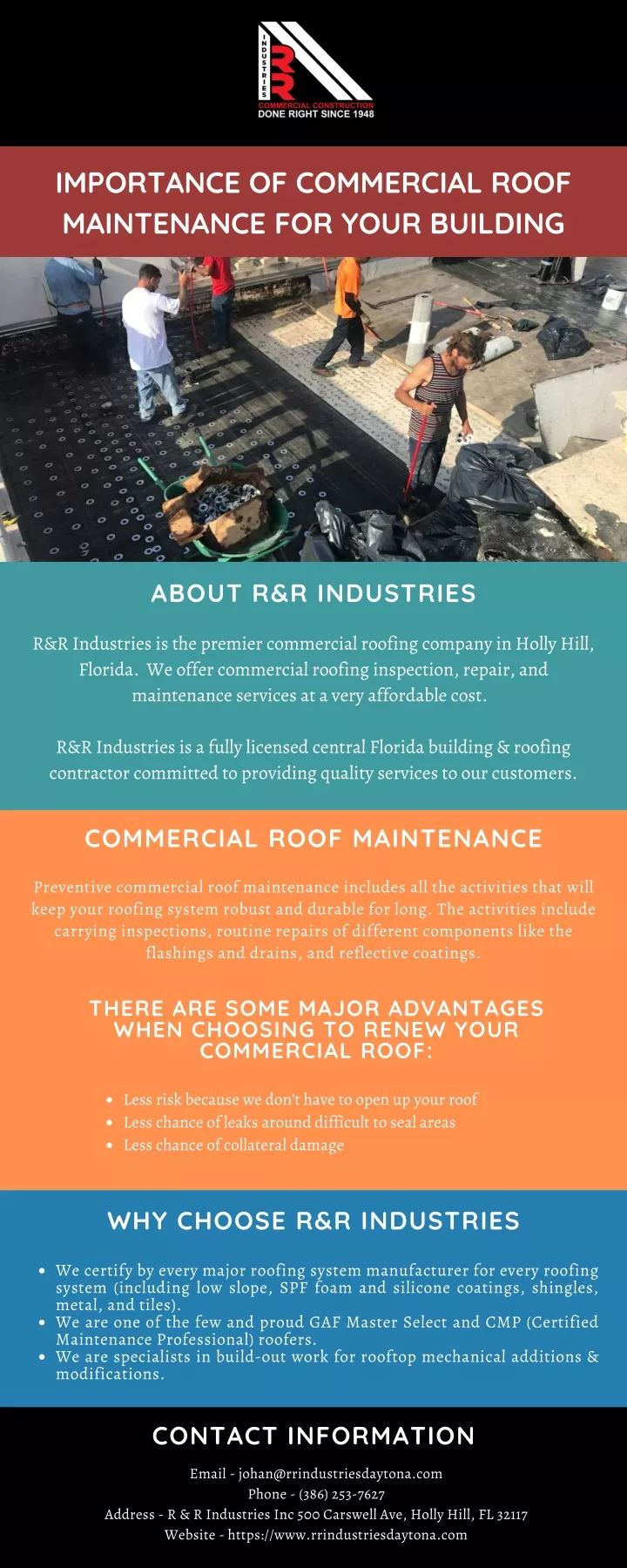 importance of commercial roof maintenance
