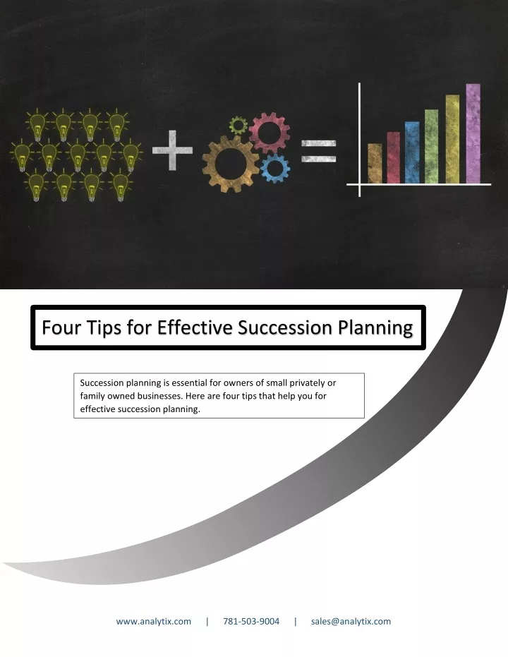 four tips for effective succession planning