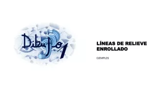 l neas de relieve enrollado