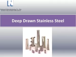 deep drawn stainless steel