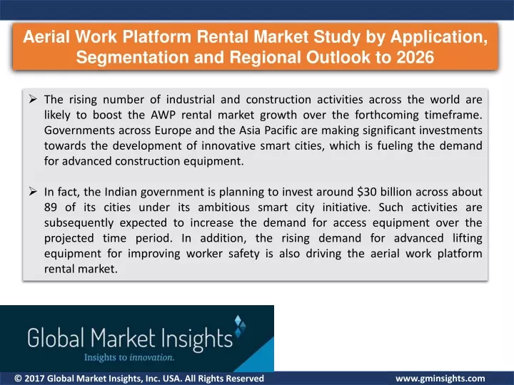 aerial work platform rental market study