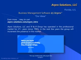 arpro solutions llc
