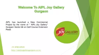 AIPL Joy Gallery - Commercial Project Gurgaon