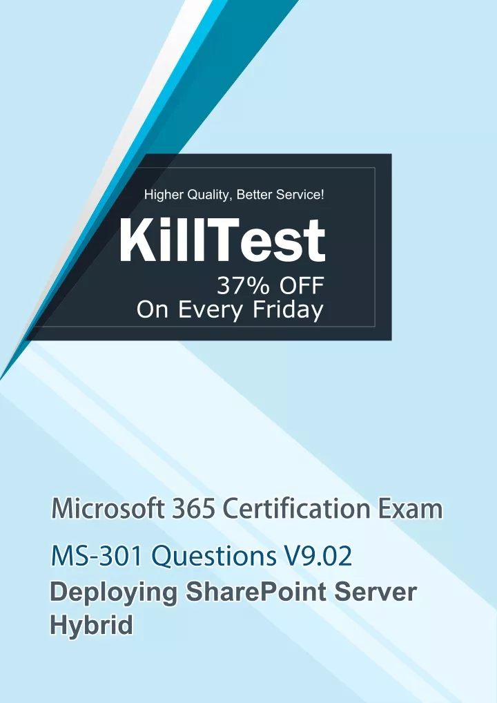 microsoft 365 certification ms 301 practice exam