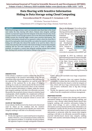 international journal of trend in scientific
