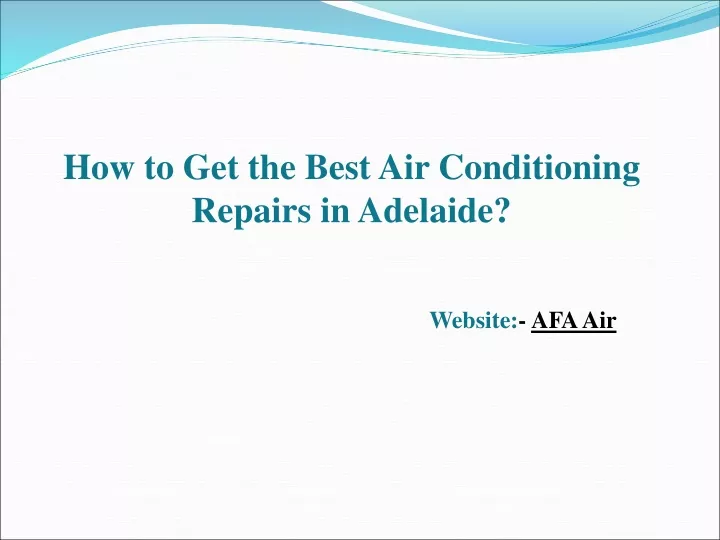 how to get the best air conditioning repairs