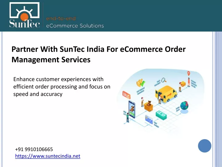 partner with suntec india for ecommerce order