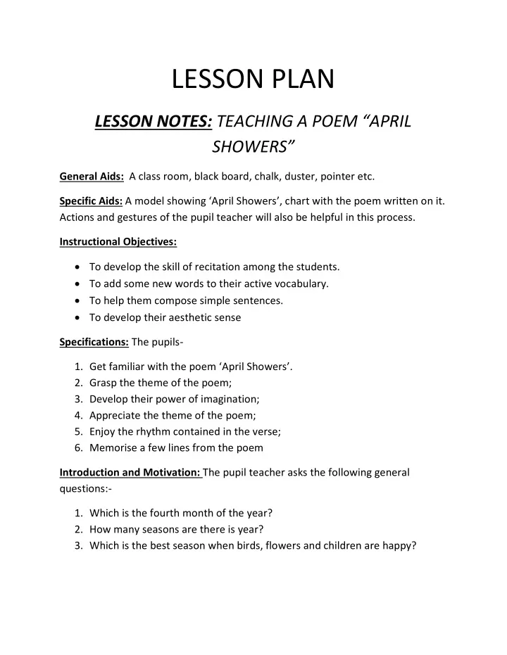 lesson plan