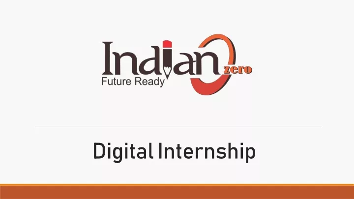 digital internship