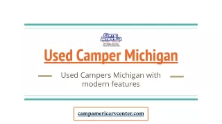 Used Camper Michigan