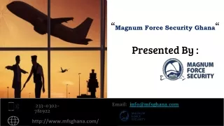 Airport Security Measures - Mfsghana
