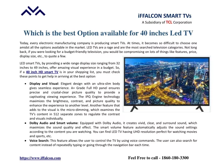 iffalcon smart tvs