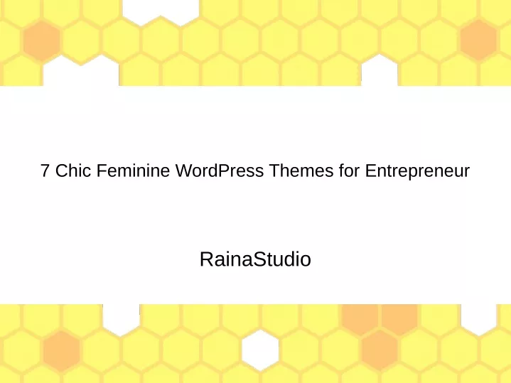 7 chic feminine wordpress themes for entrepreneur