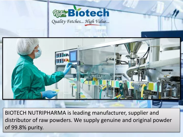 biotech nutripharma is leading manufacturer