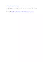Silverlight Application Development – Best Silverlight Developers - slide 1