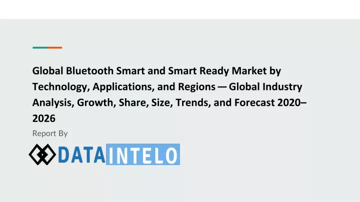 global bluetooth smart and smart ready market
